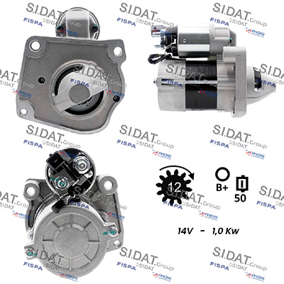 Motorino d'avviamento SIDAT S12VA0962A2