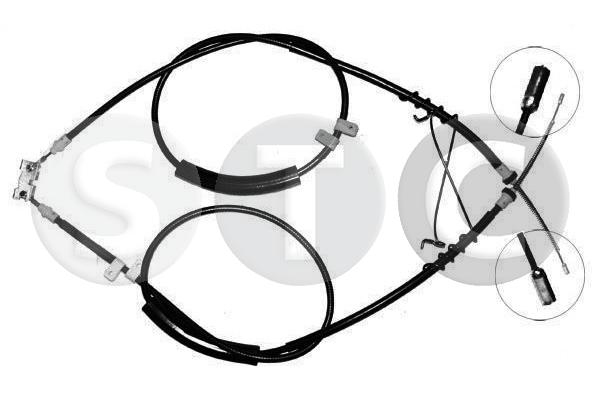 Cavo comando, freno stazionamento STC T480233