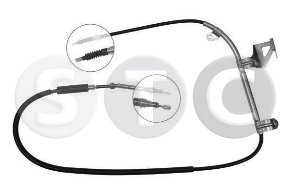 Cavo comando, freno stazionamento STC T480577