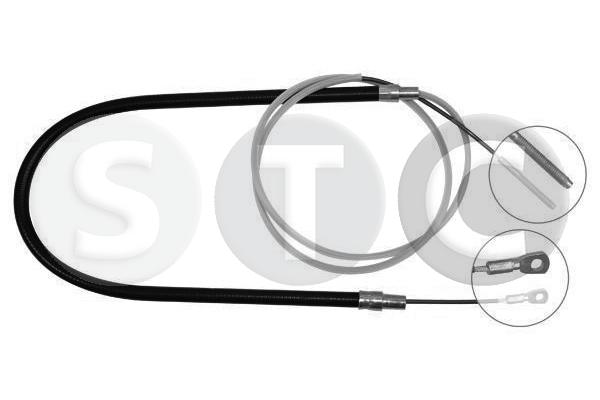Cavo comando, freno stazionamento STC T480640