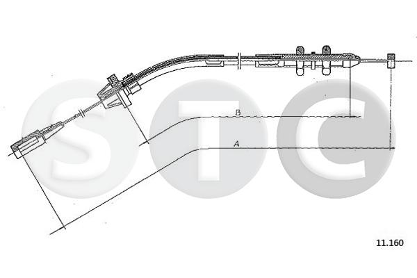 Cavo acceleratore STC T480671
