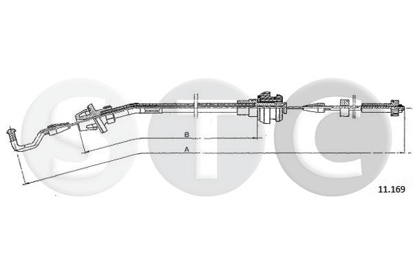 Cavo acceleratore STC T480679