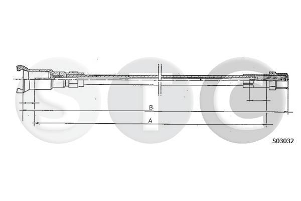 Alberino flessibile tachimetro STC T480781