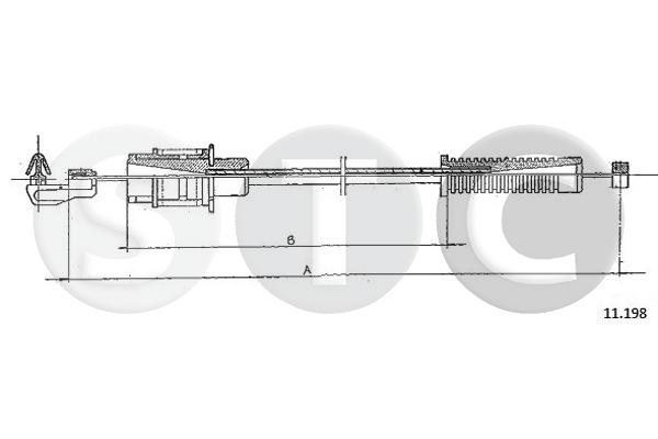 Cavo acceleratore STC T480879