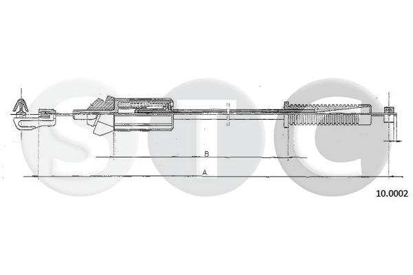 Cavo acceleratore STC T480896