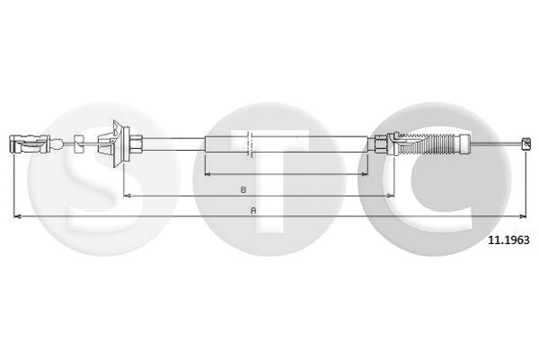 Cavo acceleratore STC T480899