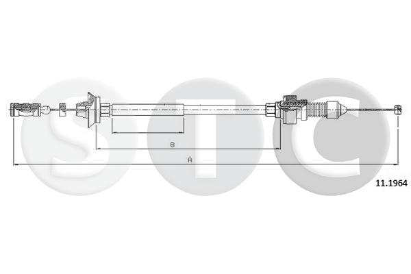 Cavo acceleratore STC T480900