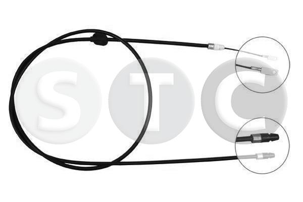 Cavo comando, freno stazionamento STC T480953