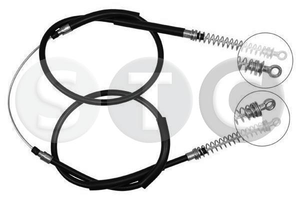 Cavo comando, freno stazionamento STC T481263