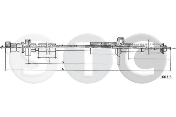 Cavo acceleratore STC T481424