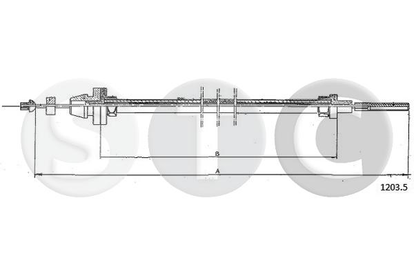 Cavo acceleratore STC T481441