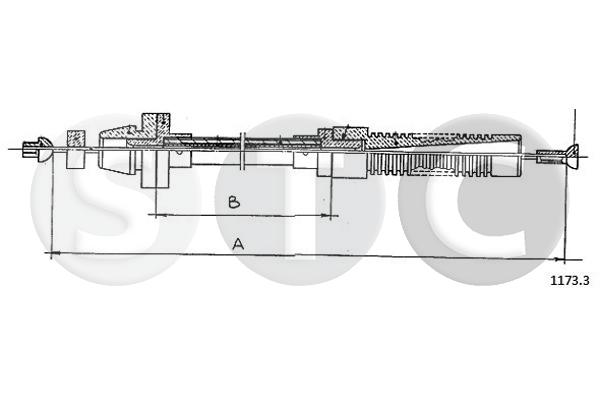 Cavo acceleratore STC T481464