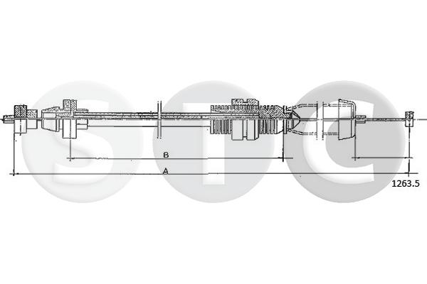 Cavo acceleratore STC T481472