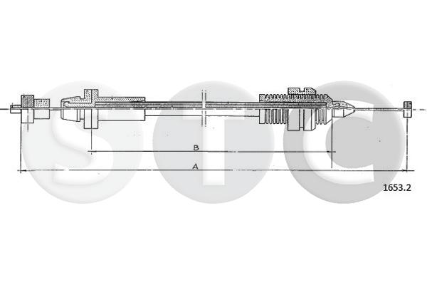 Cavo acceleratore STC T481475