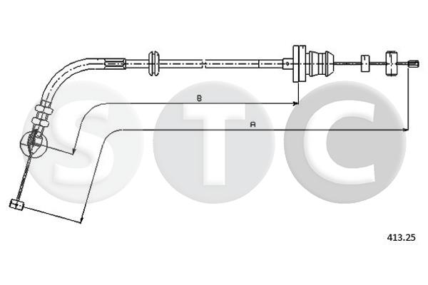 Cavo acceleratore STC T481512