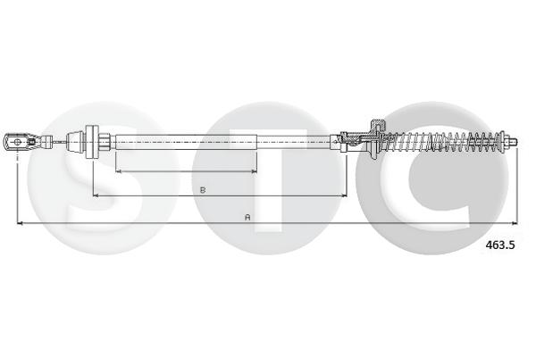 Cavo acceleratore STC T481527