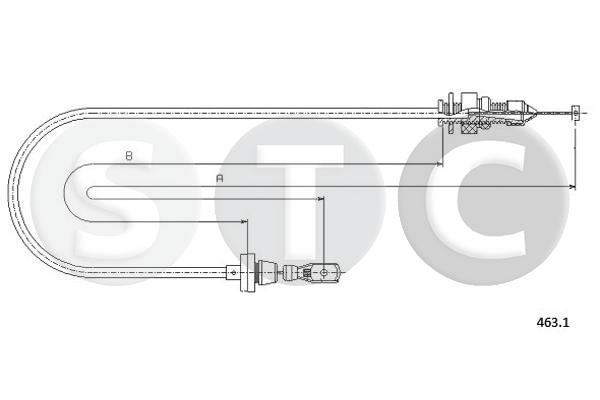 Cavo acceleratore STC T481532