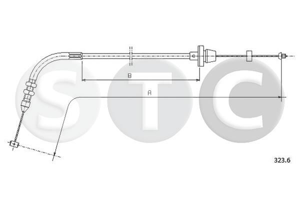 Cavo acceleratore STC T481533