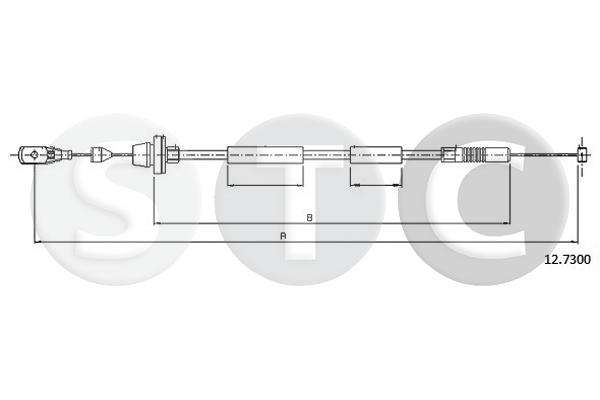 Cavo acceleratore STC T481546