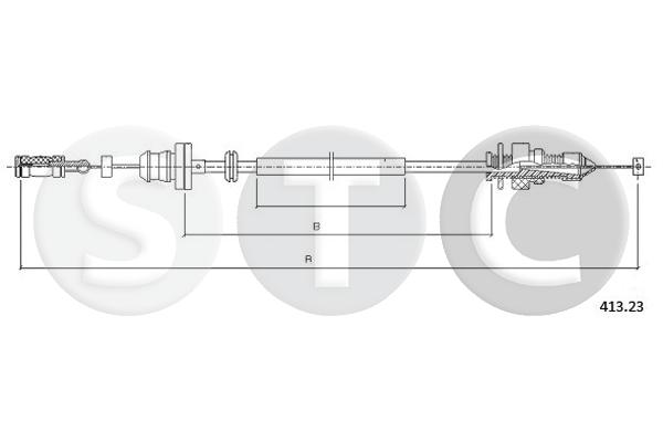 Cavo acceleratore STC T481552