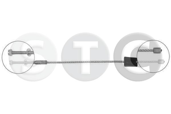 Cavo comando, freno stazionamento STC T481820