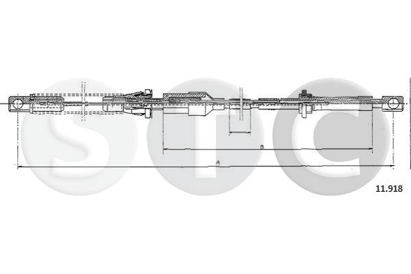 Cavo acceleratore STC T481879