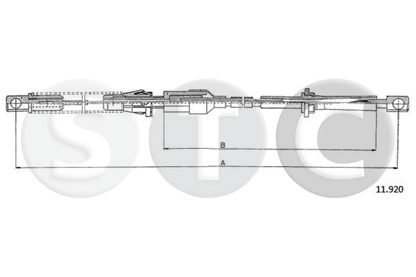 Cavo acceleratore STC T481895