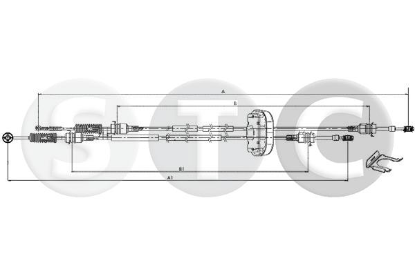 Cavo comando, cambio manuale STC T482291