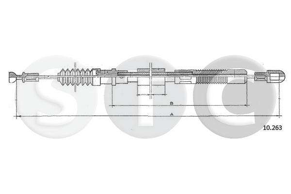 Cavo comando, comando frizione STC T482387