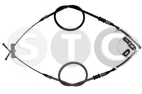 Cavo comando, freno stazionamento STC T482484