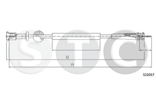 Alberino flessibile tachimetro STC T482760