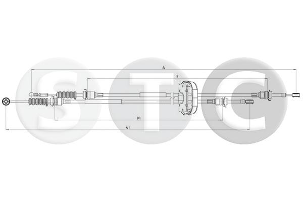 Cavo comando, cambio manuale STC T482954