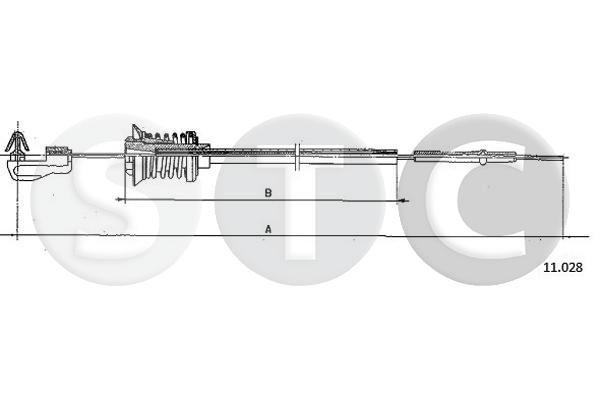 Cavo acceleratore STC T483135
