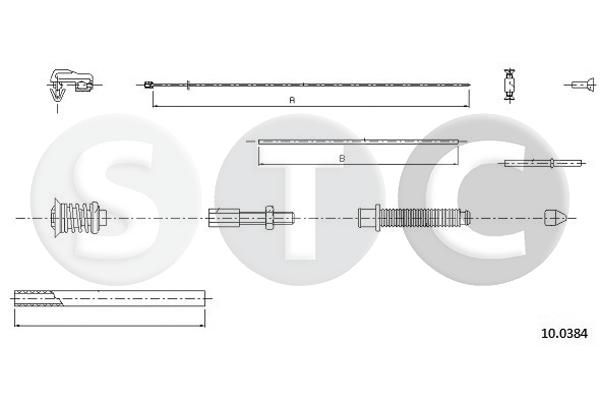 Cavo acceleratore STC T483141