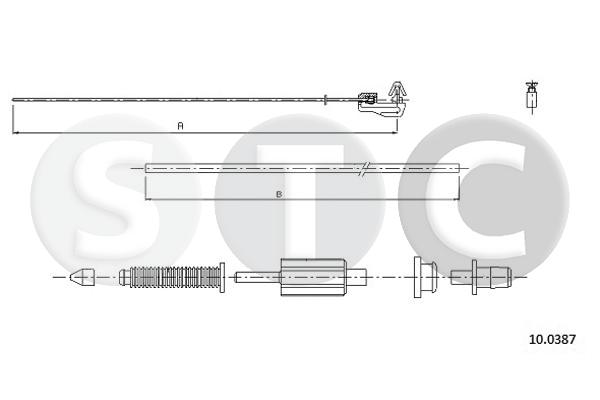 Cavo acceleratore STC T483200