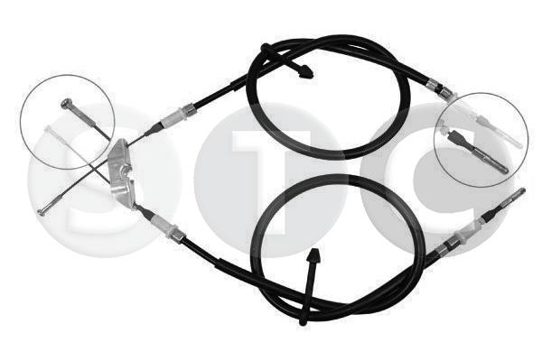 Cavo comando, freno stazionamento STC T483218