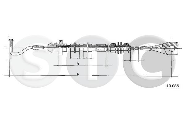 Cavo acceleratore STC T483791
