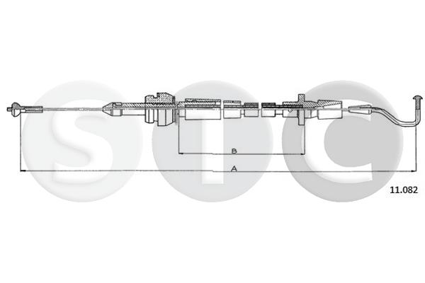 Cavo acceleratore STC T483795