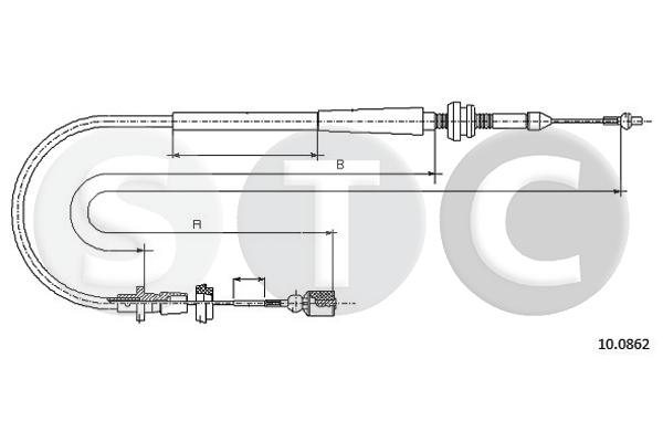 Cavo acceleratore STC T483824