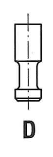 Valvola di aspirazione FRECCIA R4287/SCR