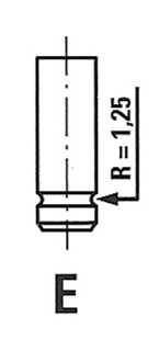 Valvola di aspirazione FRECCIA R6113/S
