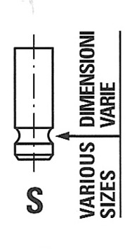 Valvola di aspirazione FRECCIA R6138/S