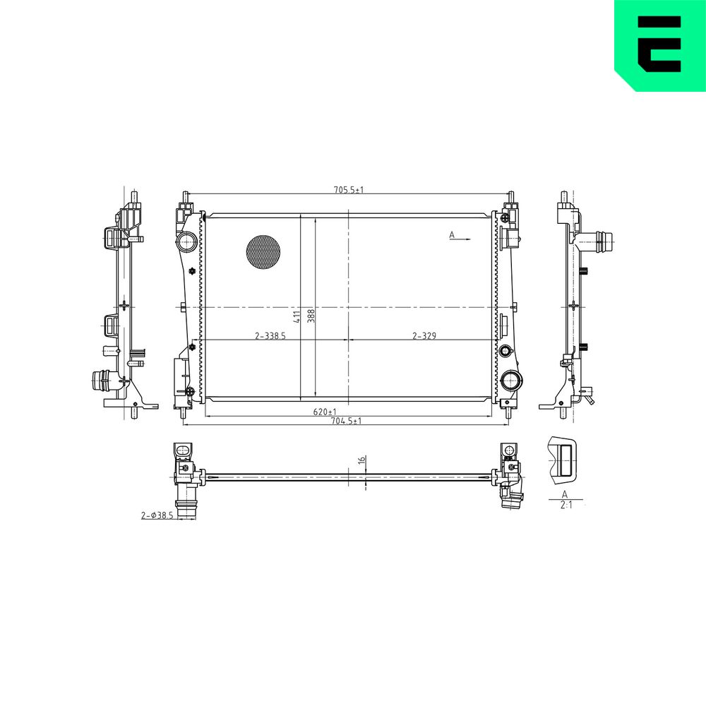 RADIATORE, RAFFREDDAMENTO MOTORE