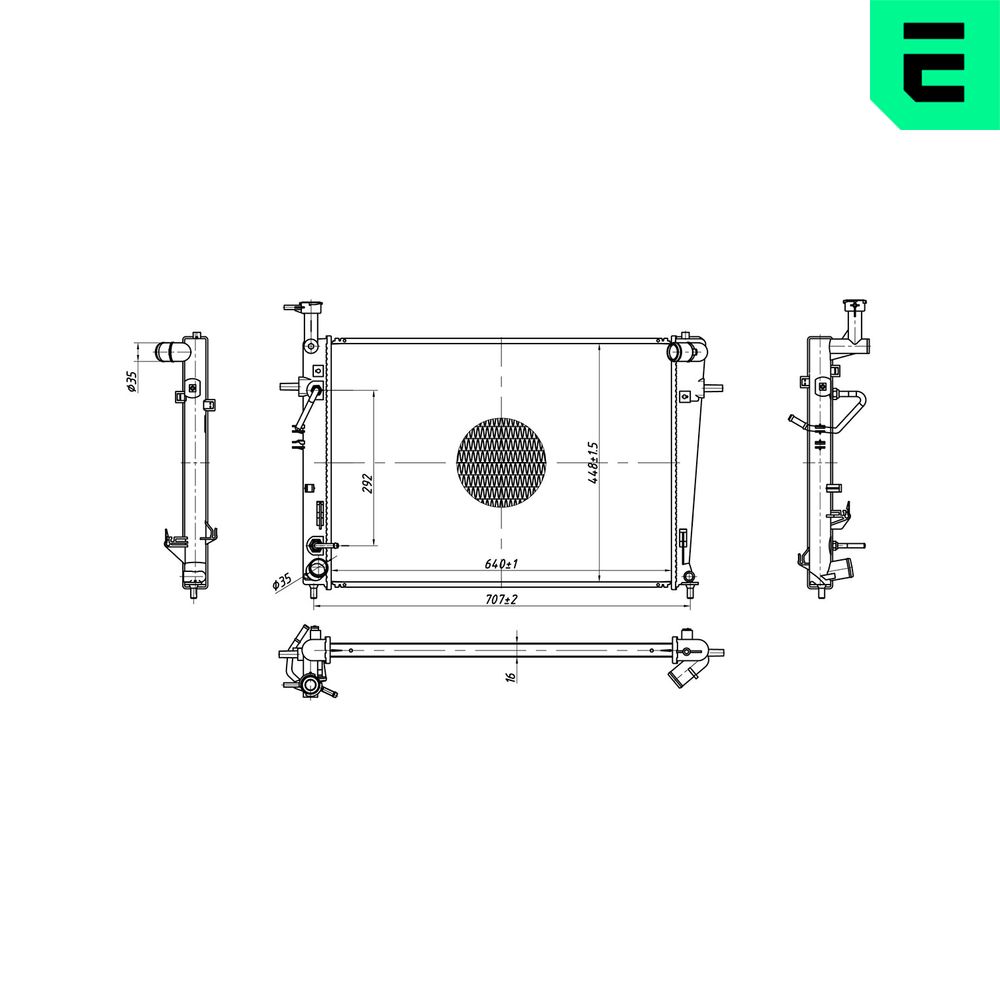 RADIATORE, RAFFREDDAMENTO MOTORE