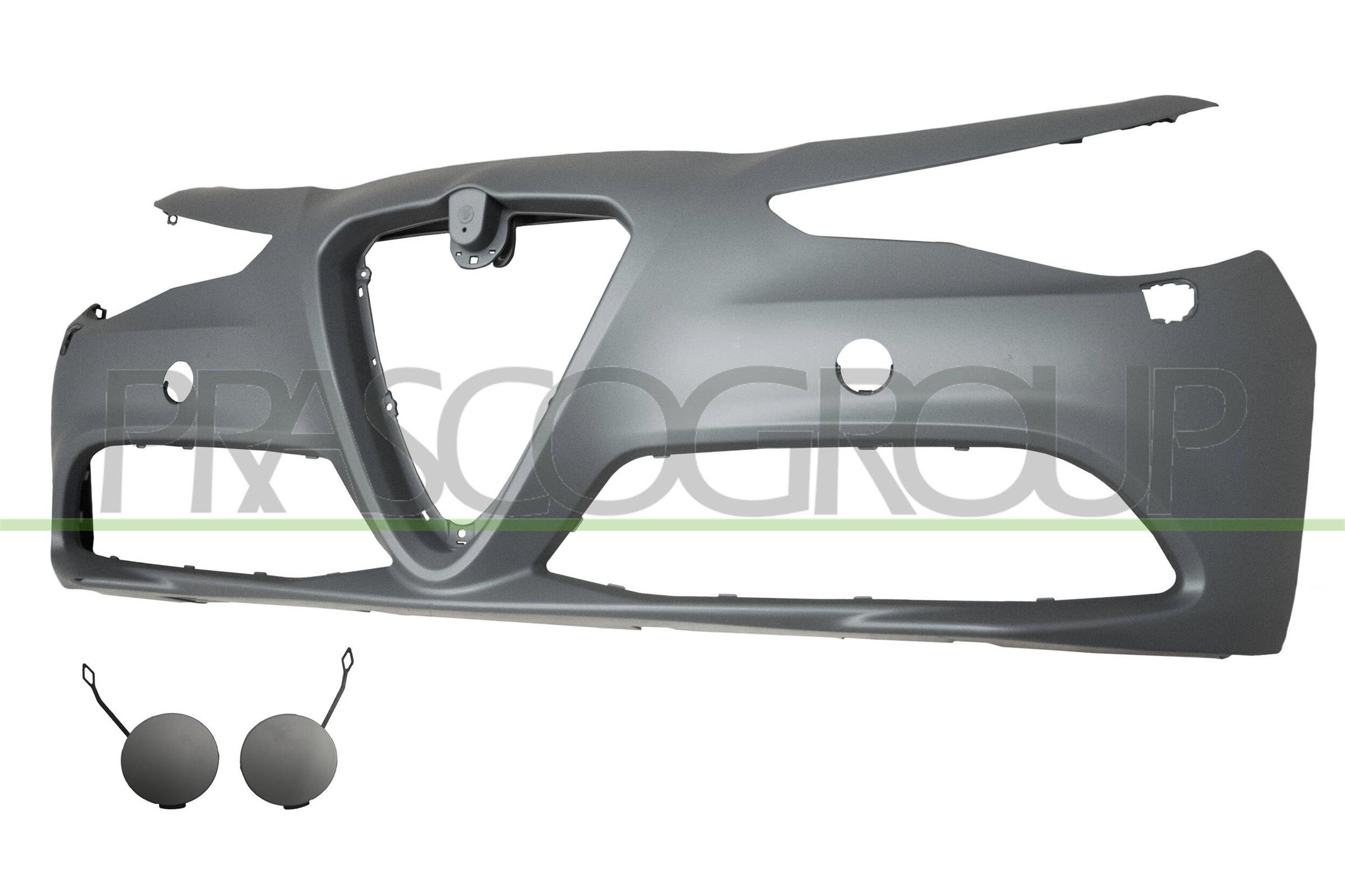 PARAURTI ANTERIORE CON PRIMER-CON FORI LAVAFARI