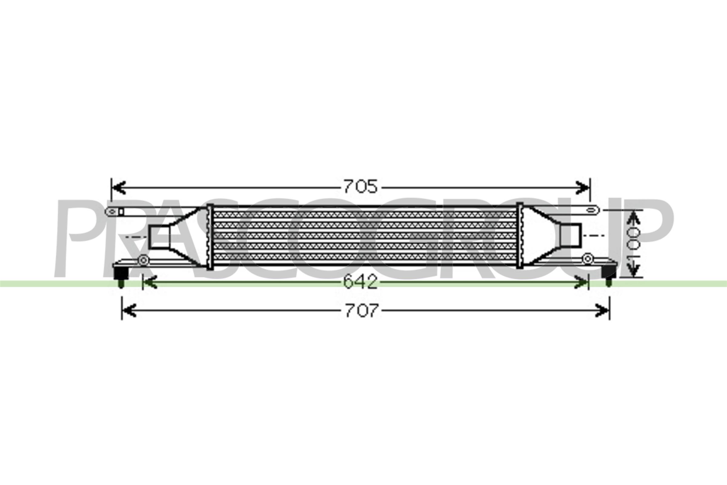 Intercooler PRASCO AA210N001