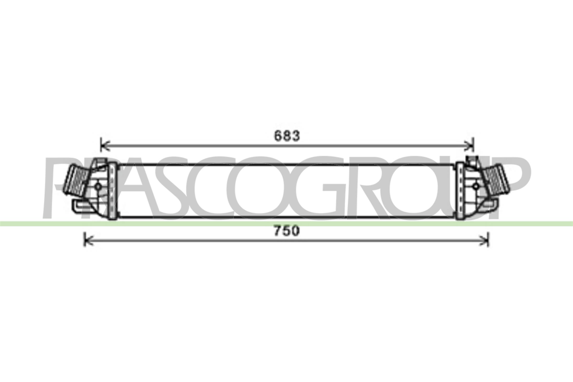 Intercooler PRASCO AA344N003