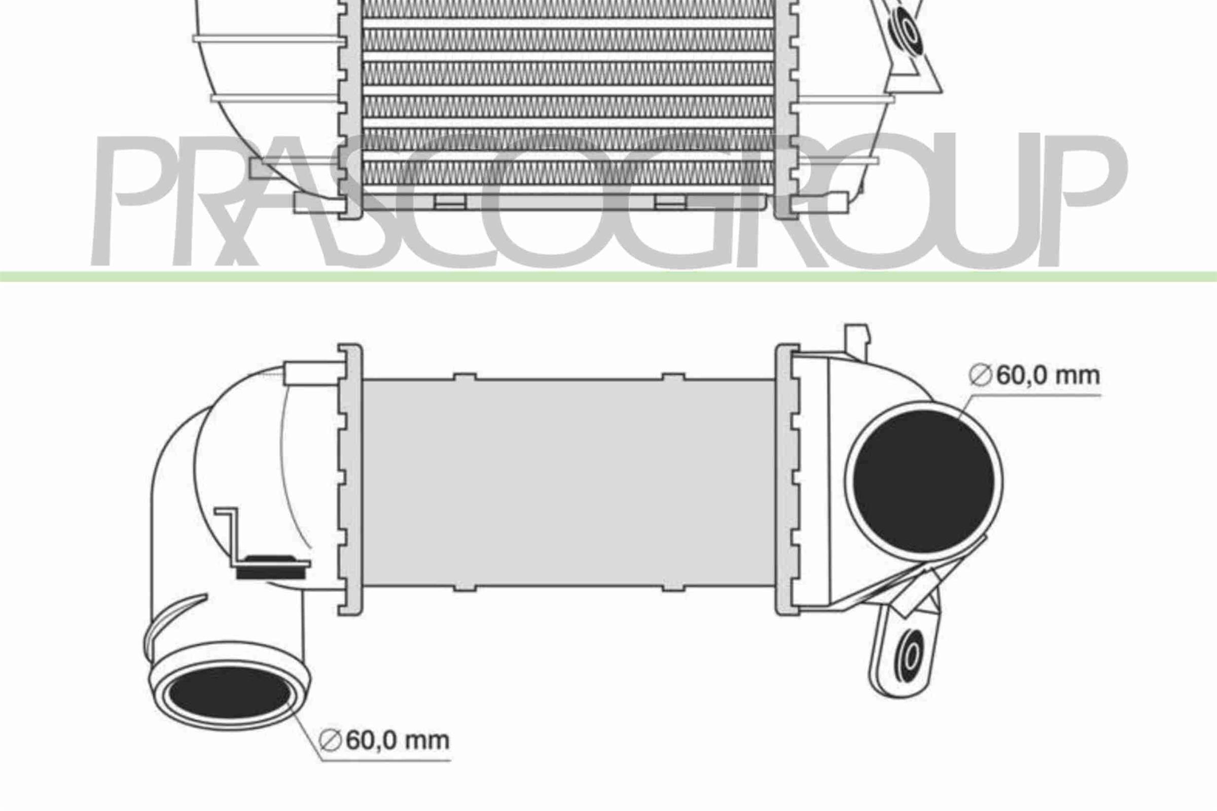 Intercooler PRASCO AD016N002
