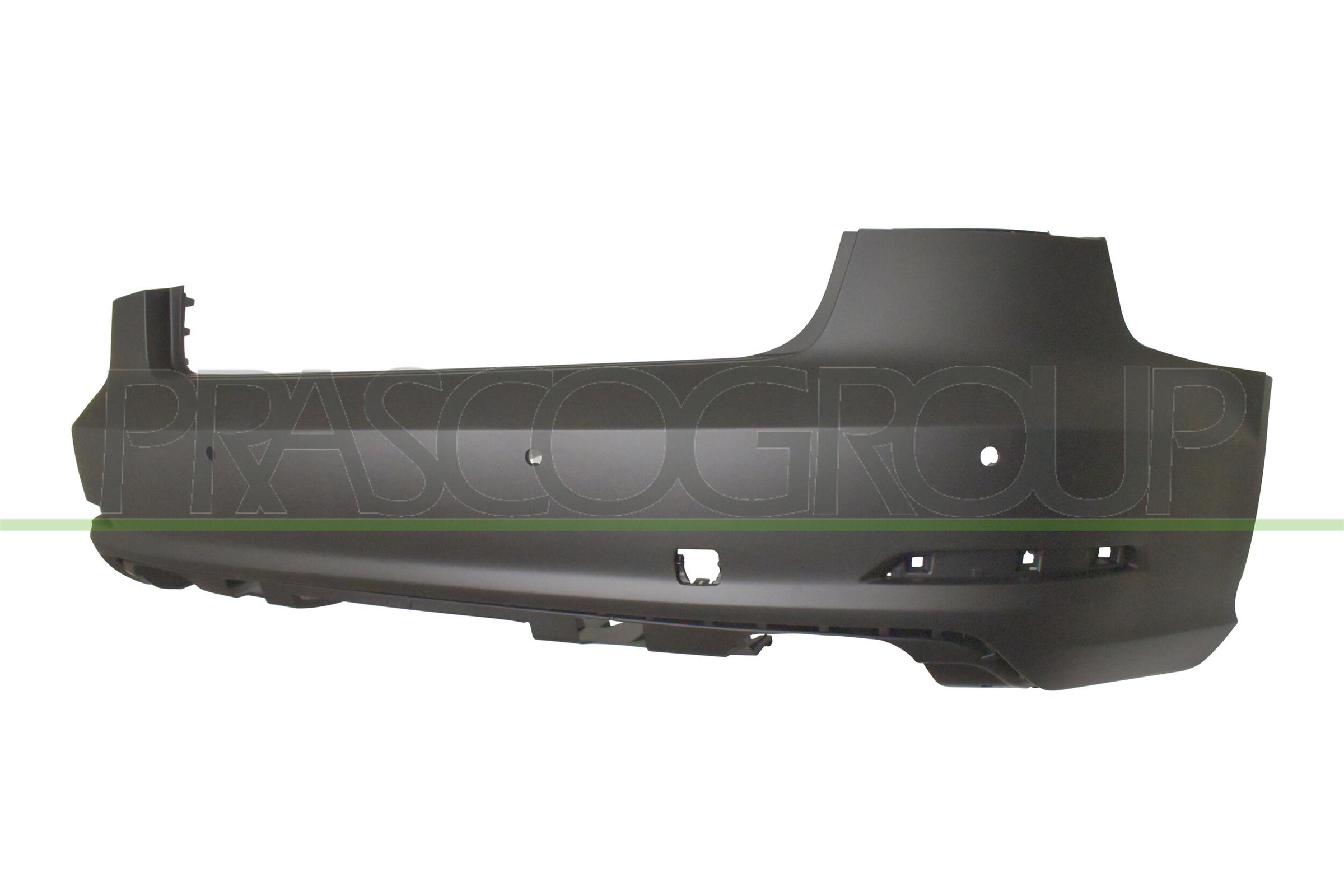 PARAURTI POSTERIORE CON PRIMER-CON FORI PDC+SUPPORTI-CON TAPPO COPRIGANCIO