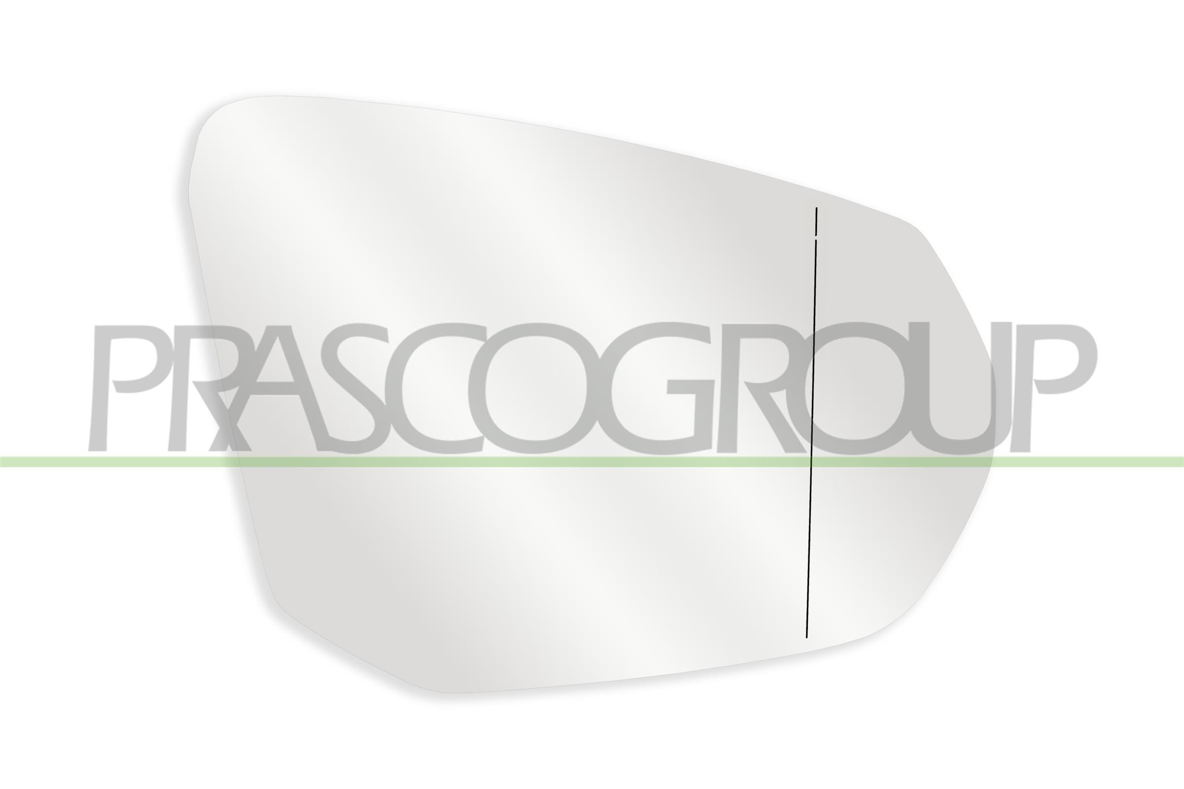 Vetro specchio, specchio esterno PRASCO AD7307513